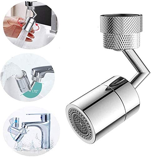 720 Degrees Universal Splash Filter Faucet Spray Head Anti Splash Filter Faucet Movable Kitchen Tap Water Saving Nozzle Sprayer